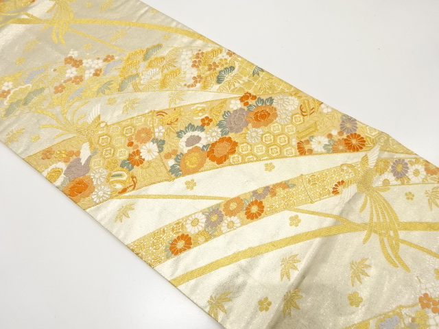 JAPANESE FUKURO OBI / WOVEN PHOENIX